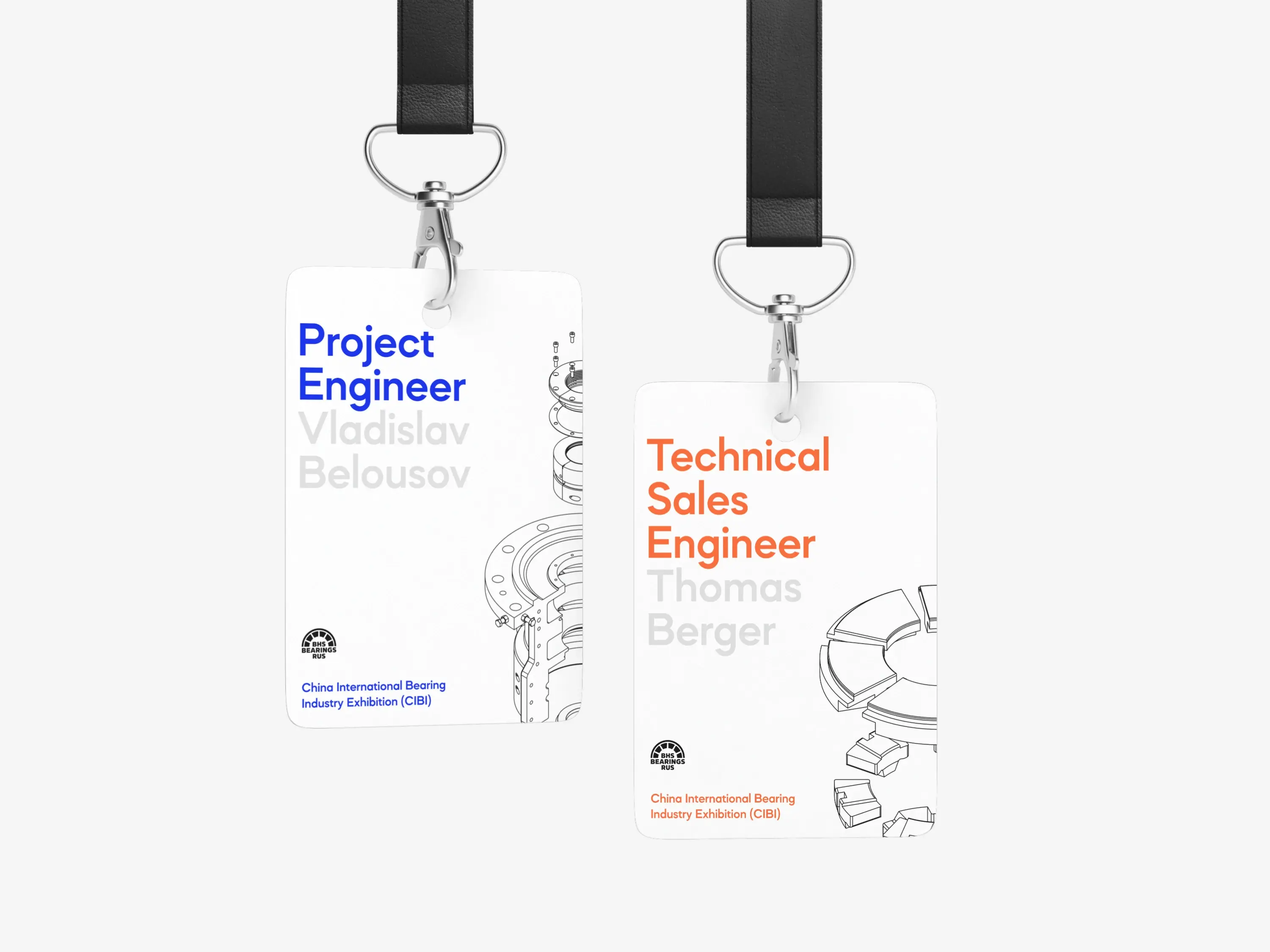 BHS Bearings Rus branded badge and identification elements