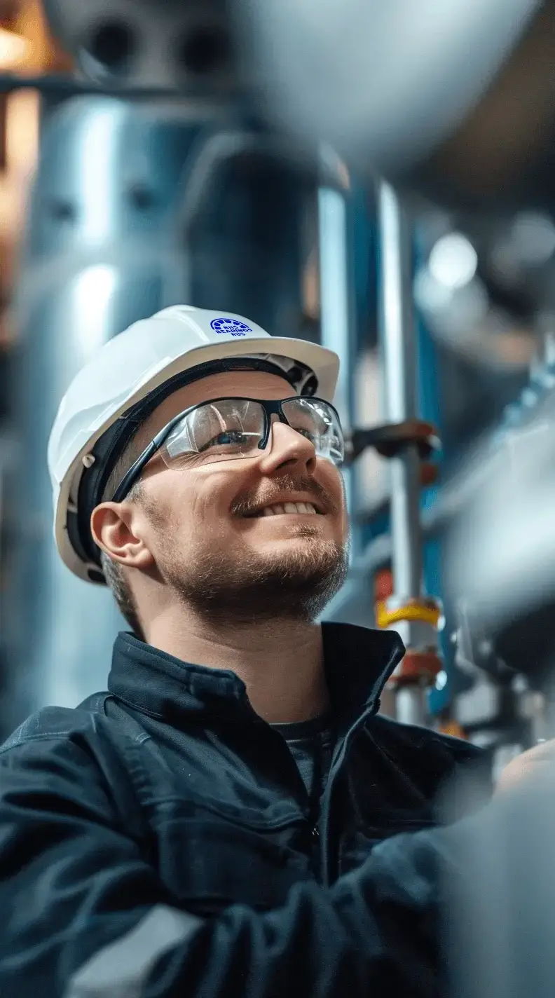 BHS Bearings Rus worker in industrial environment