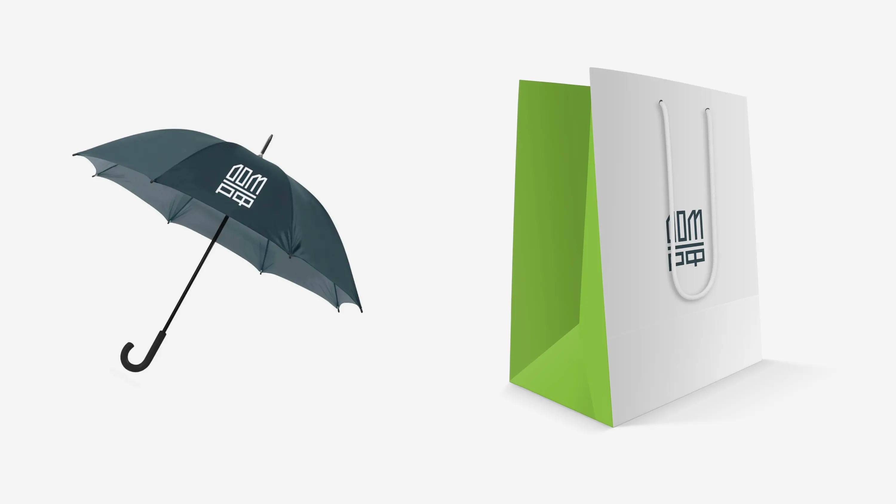 DOM.RF branded merchandise – corporate umbrella bag