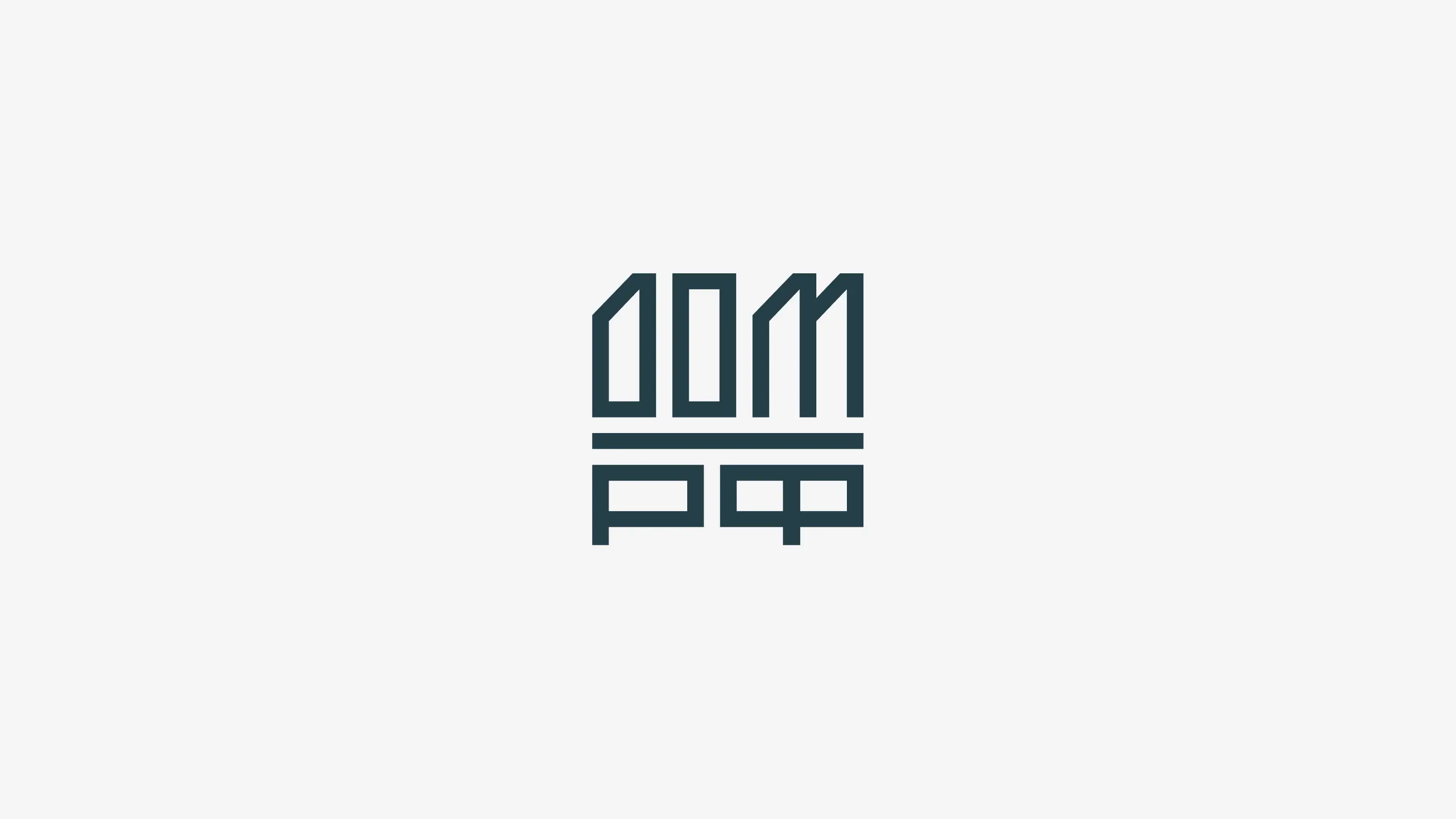 DOM.RF logo – corporate brand identity on white background