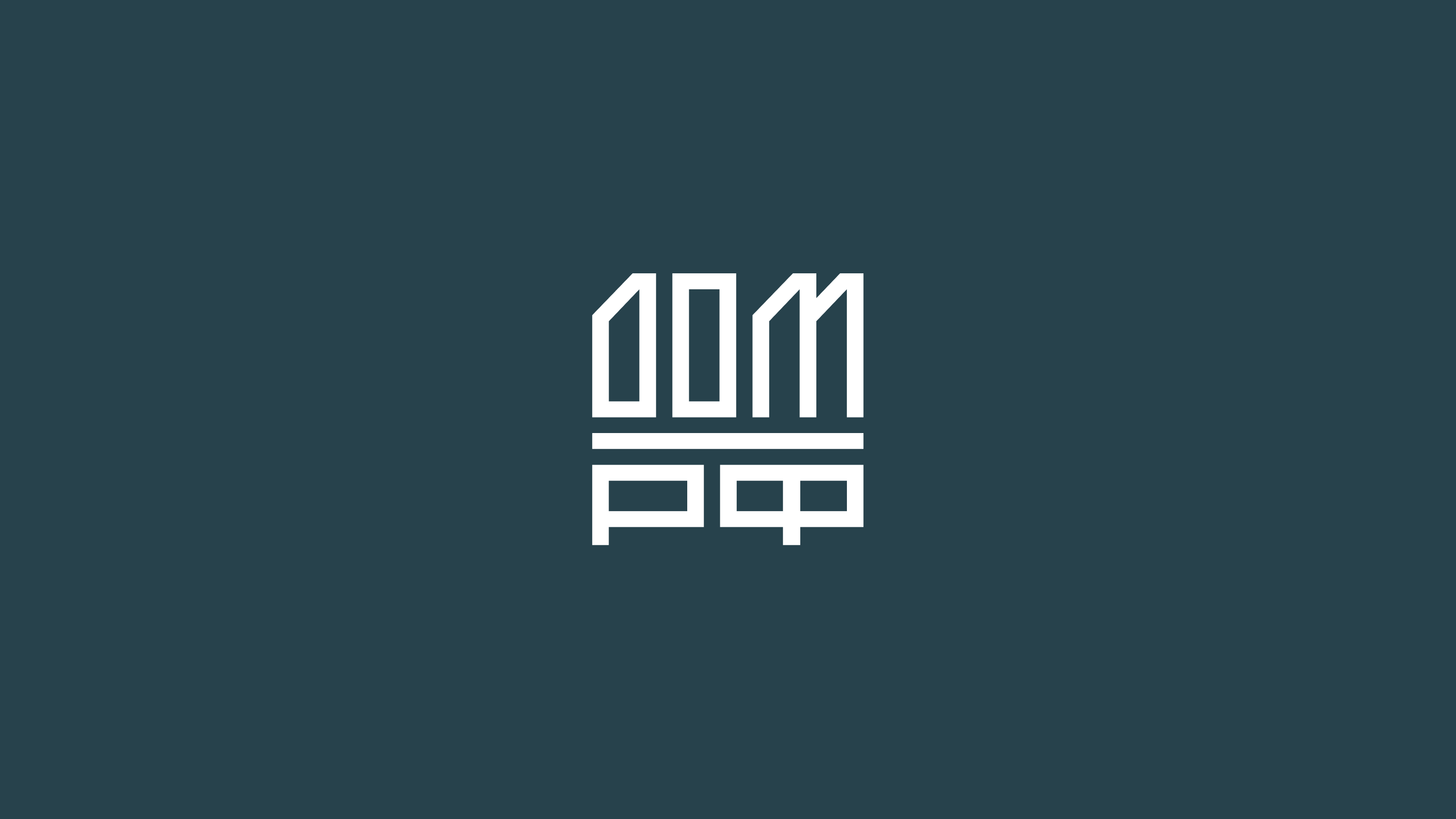 DOM.RF logo – corporate brand identity on blue background