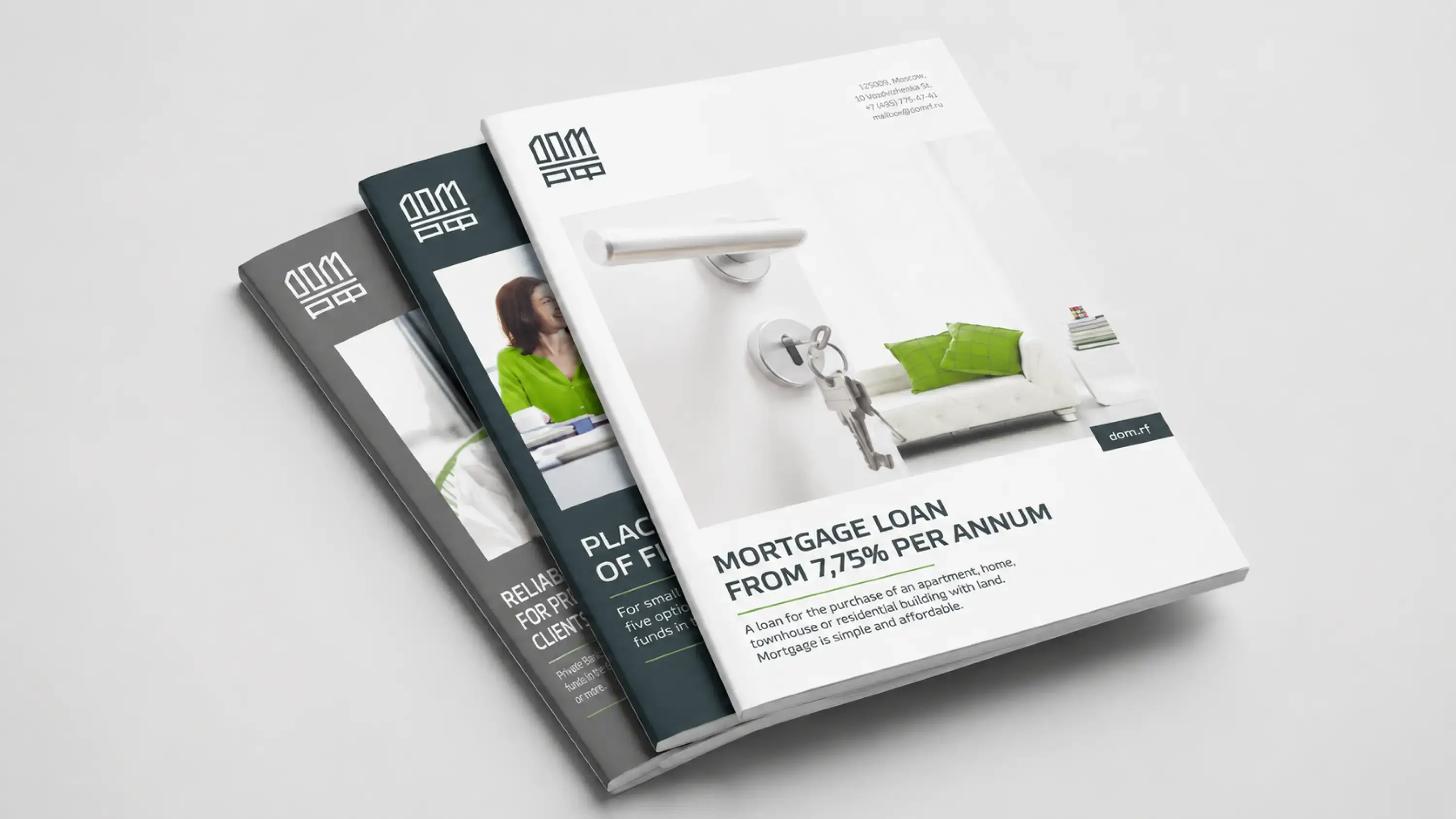 DOM.RF catalog – corporate brand identity and product documentation