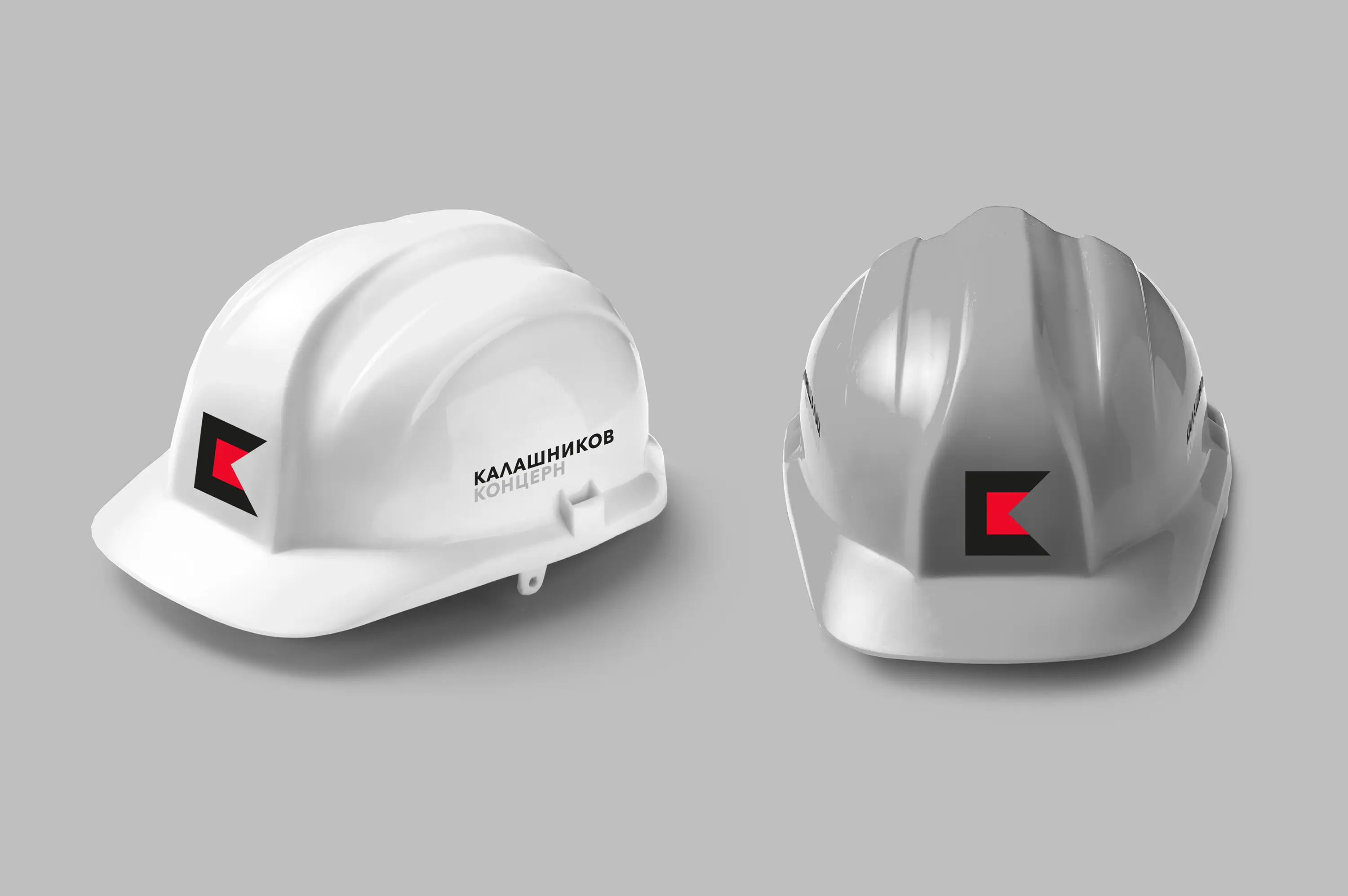 Kalashnikov Group branded helmet – identity applied to protective equipment