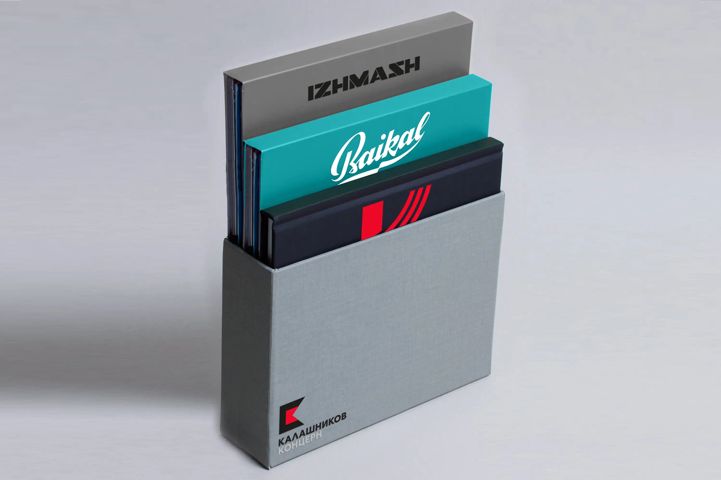 Kalashnikov Group branded publications – corporate books and editorial design