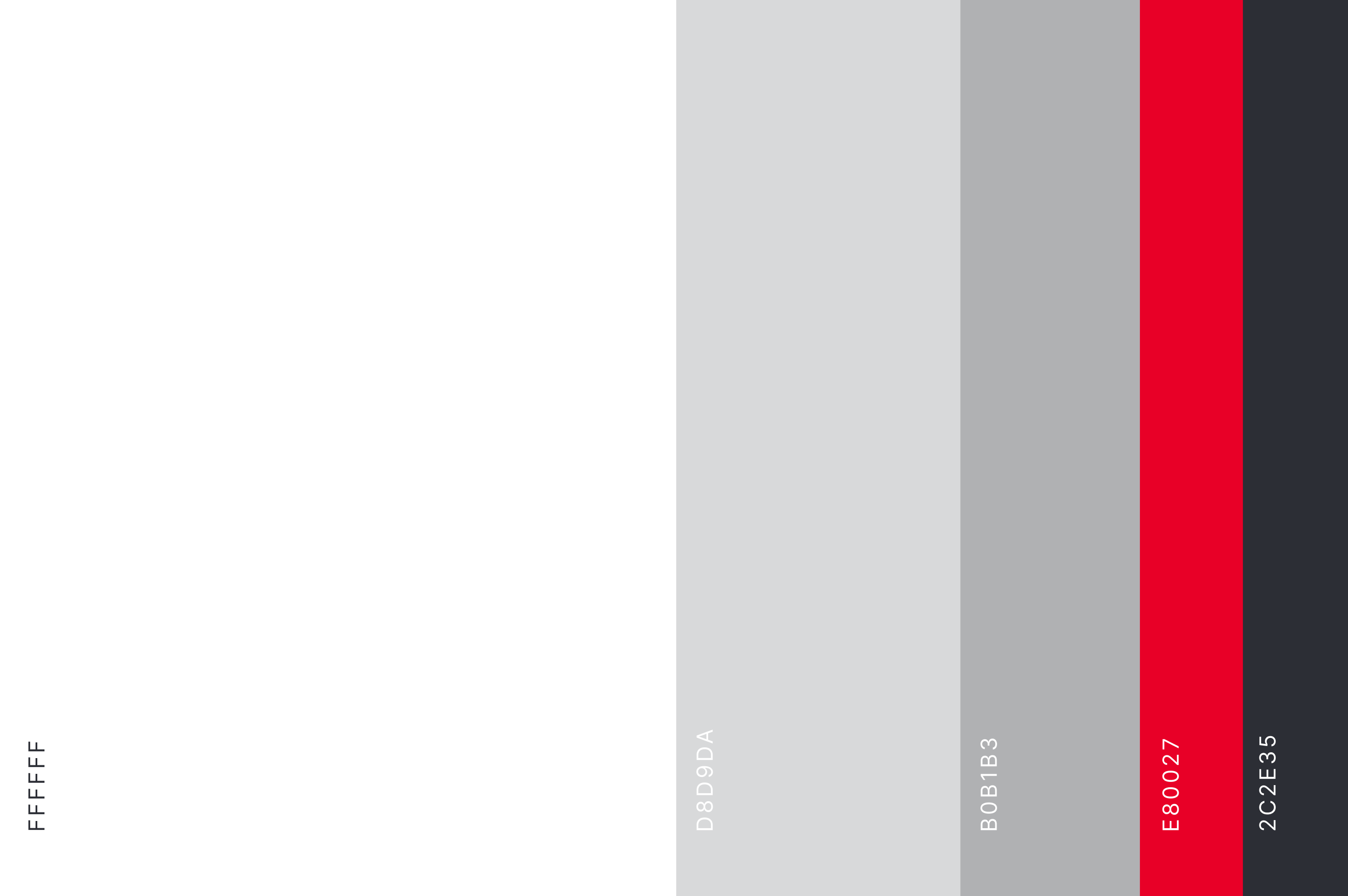 Kalashnikov Group color palette – brand identity color system
