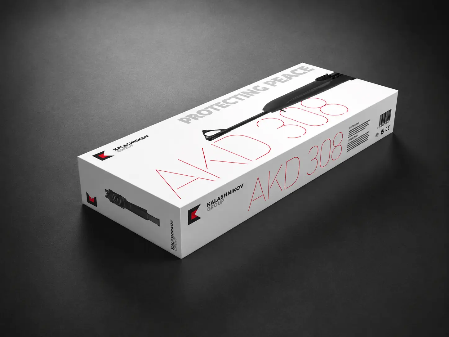 Kalashnikov Group brand identity style guide – visual system overview