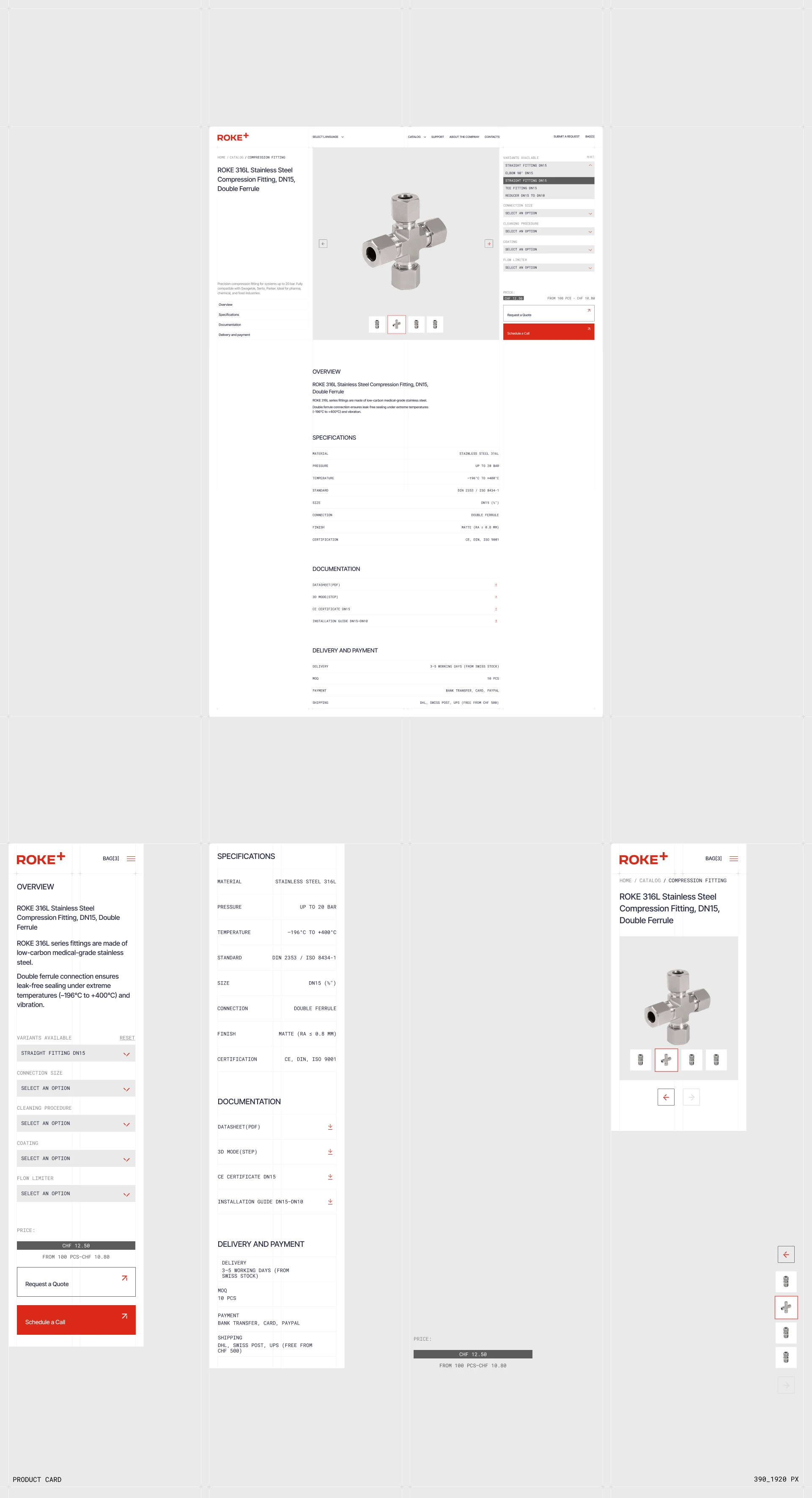 ROKE+ mobile screens — multi-screen composition